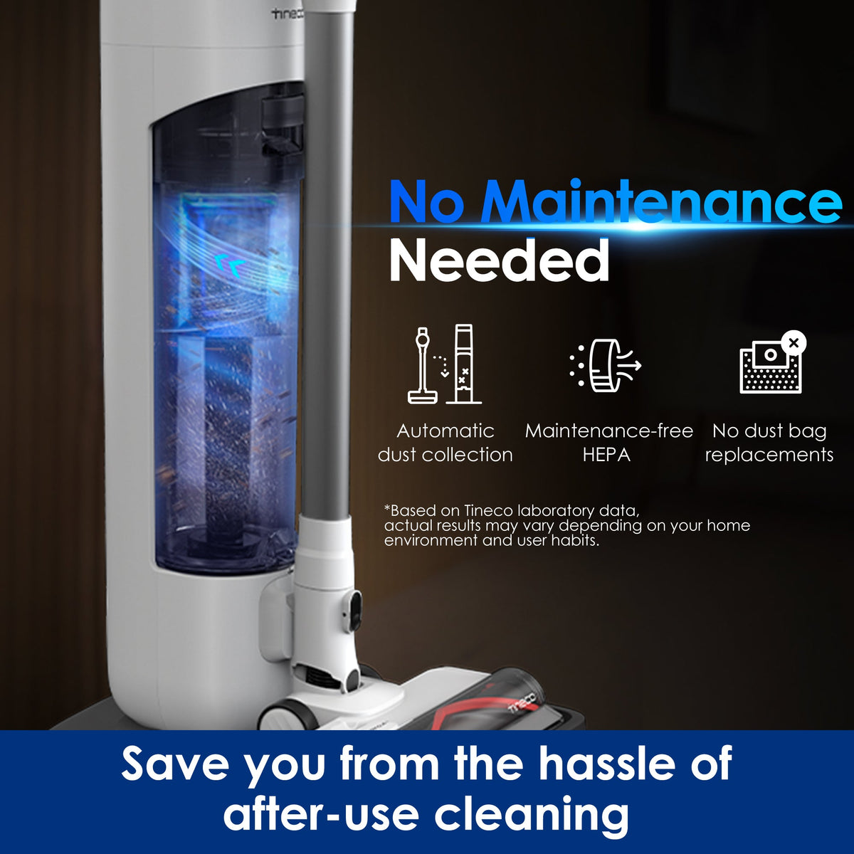 Tineco PURE ONE Station 5 Cordless Stick Vacuum with Self-Cleaning Station - self-cleaning station