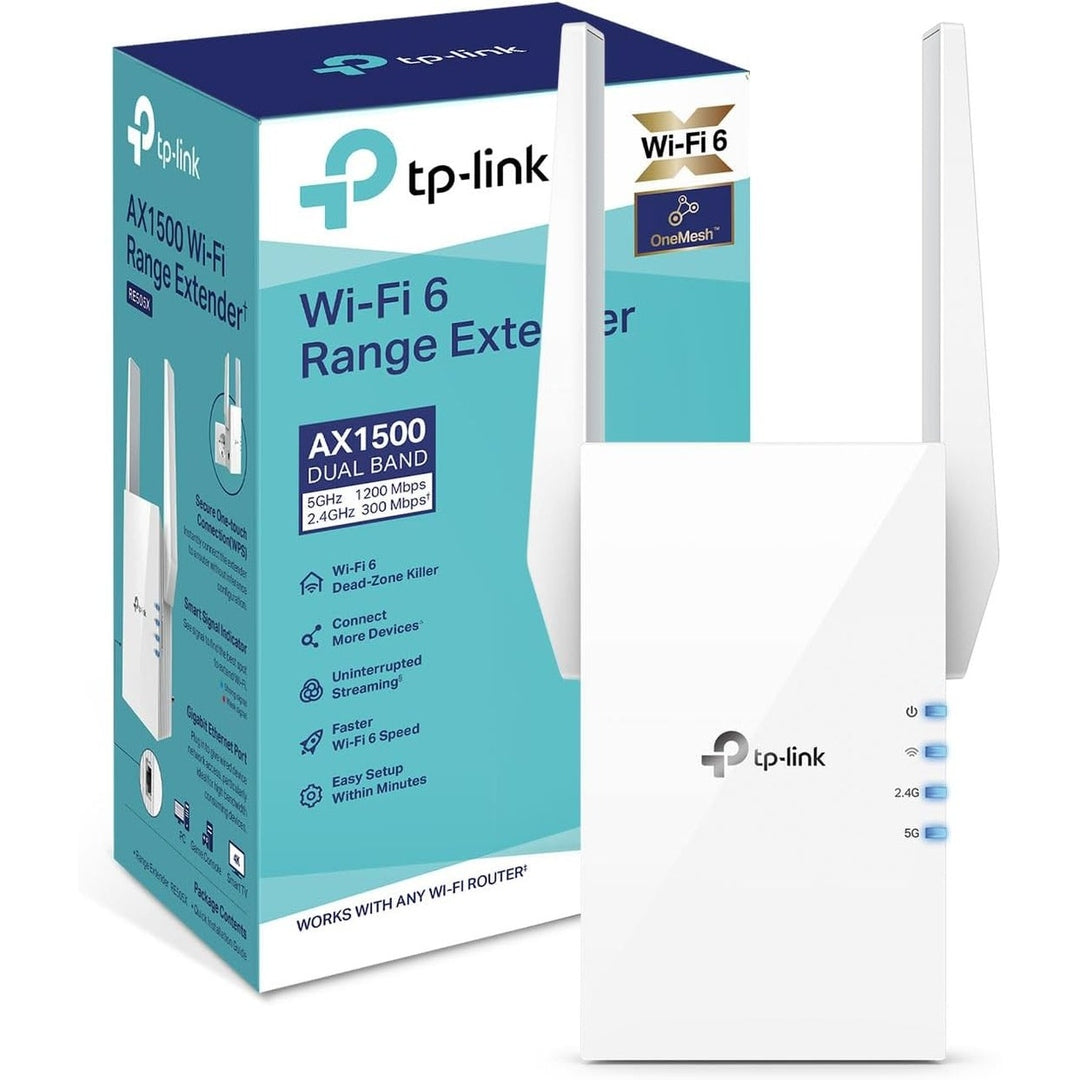 TP-Link AX1500 Wi-Fi Range Extender WiFi 6 | RE505X TP-Link Router Euronics Ireland