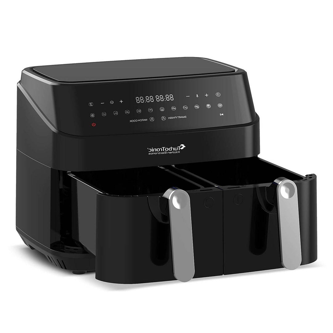 TurboTronic 9 Litre 1600W Dual Air Fryer | 35017 TurboTronic Air Fryer Euronics Ireland
