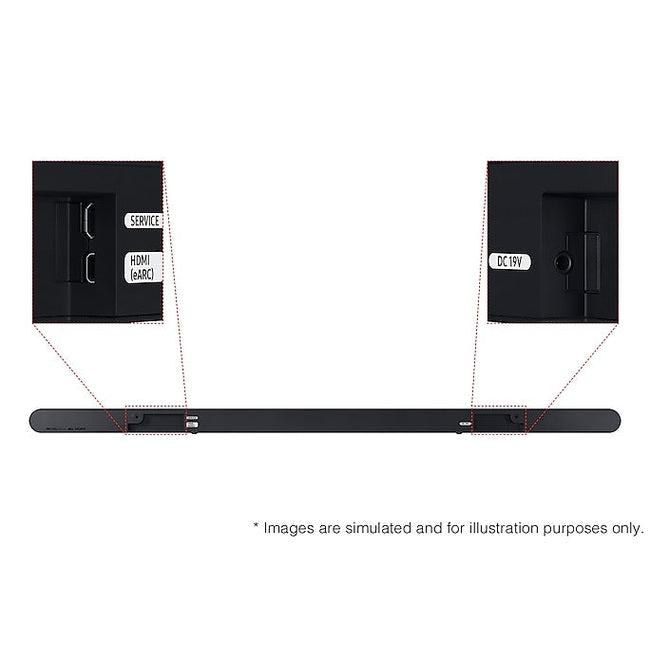 Samsung S700D Ultra-Slim 3.1.2-Channel Soundbar with Wireless Subwoofer | HW-S700D/XU