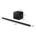 Samsung S800D Ultra-Slim 3.1.2‑Channel Soundbar with Wireless Subwoofer | HW‑S800D/XU