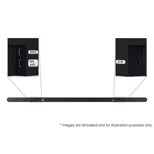 Samsung S800D Ultra-Slim 3.1.2‑Channel Soundbar with Wireless Subwoofer | HW‑S800D/XU