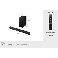 Samsung B450F B-Series 2.1-Channel Soundbar with Wireless Subwoofer | HW-B450F/XU