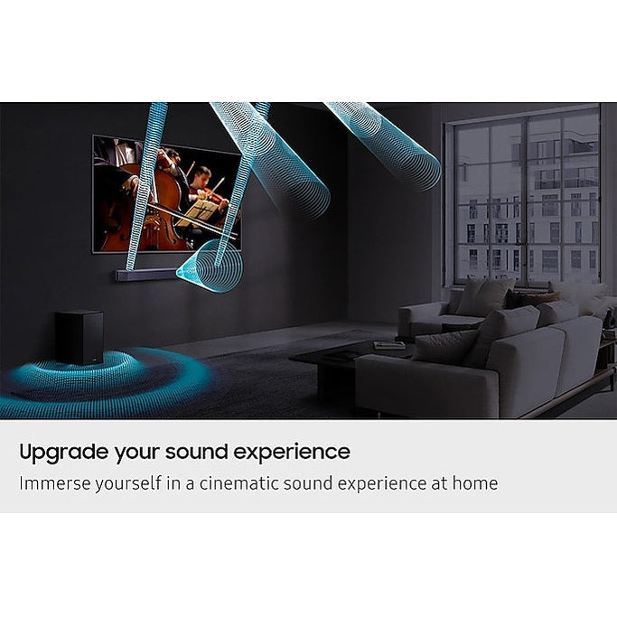 Samsung Q600F Q‑Series 3.1.2‑Channel Soundbar with Wireless Subwoofer | HW‑Q600F/XU – view 2