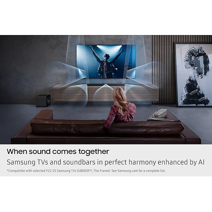 Samsung QS750F Q‑Series 5.1.2‑Channel Soundbar with Subwoofer & Rear Speakers | HW‑QS750F/XU – view 6