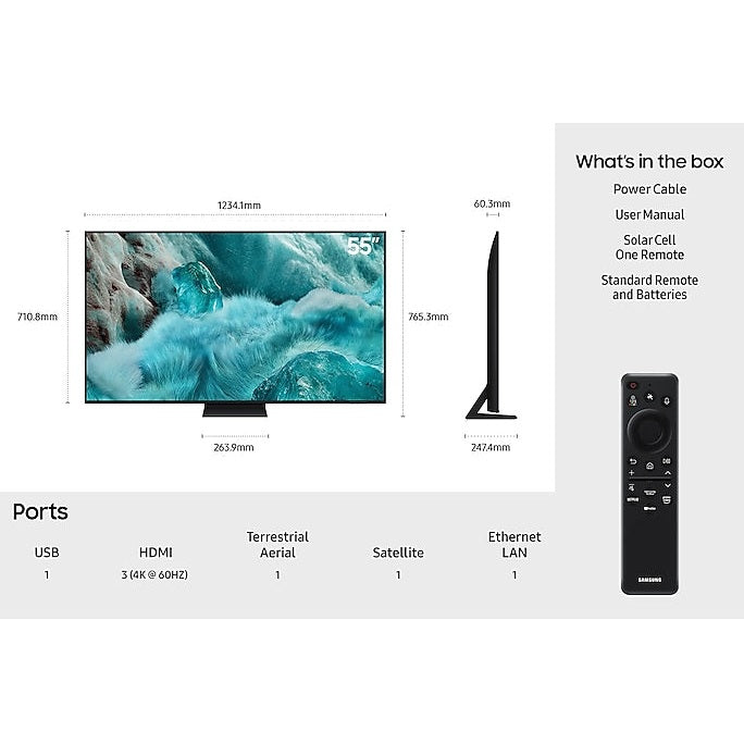 Samsung QLED 55″ 4K Smart TV | QE55Q7F5AUXXU