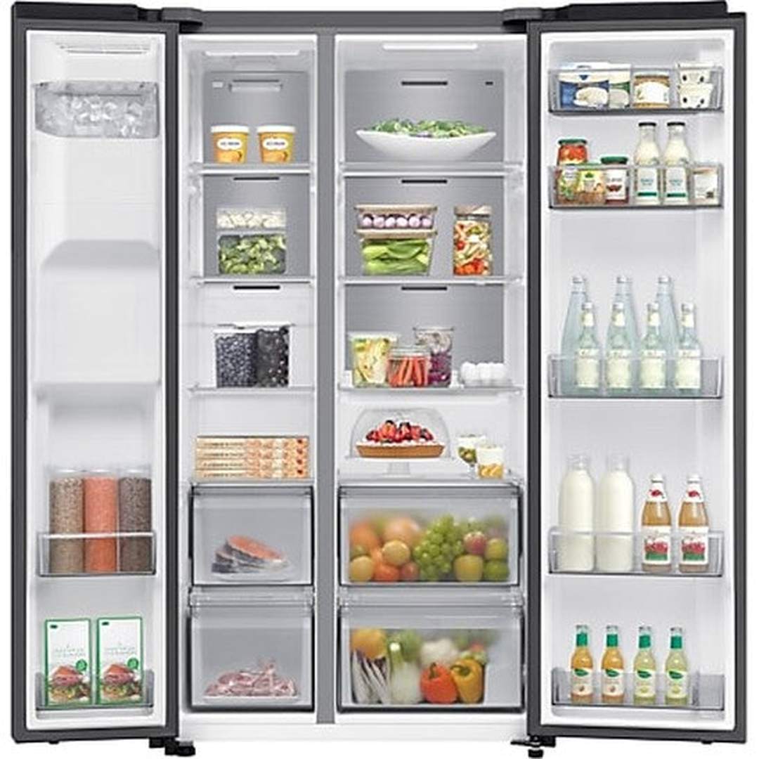 Samsung Series 6 640L Total No Frost American Fridge Freezer | RS70F64KEFEU Samsung American Fridge Freezer Euronics Ireland