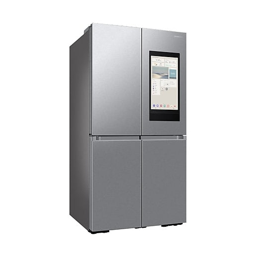 Samsung Family Hub™ AI Vision Inside French Style Smart Fridge Freezer - Real Stainless | RF65DG9H0ESR/EU Samsung American Fridge Freezer Euronics Ireland