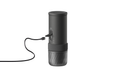 Outin Mino portable electric espresso machine in Space Grey with capsule adapter, filter basket and coffee cup