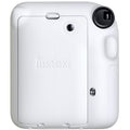 FUJIFILM instax mini 12 Instant Camera Clay White - rear view