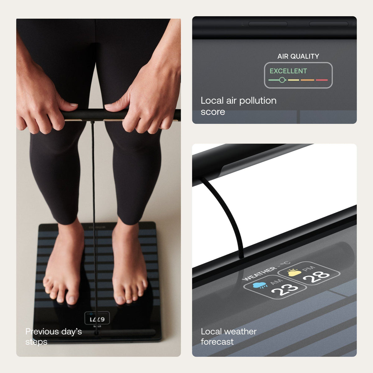 Withings Body Scan Smart Scale - Black | 78-WBS08-Black-All-Inter