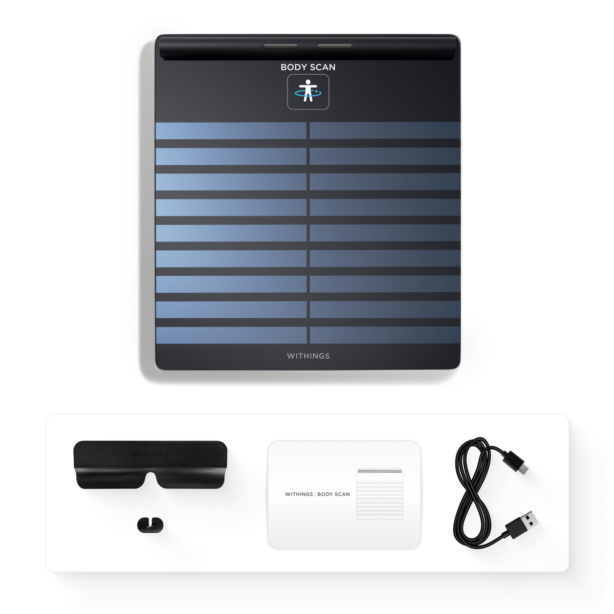 Withings Body Scan Smart Scale - Black | 78-WBS08-Black-All-Inter
