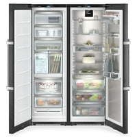 Liebherr XRFbs 5295 Peak BioFresh Side‑by‑Side Fridge‑Freezer | 663 L (BlackSteel)