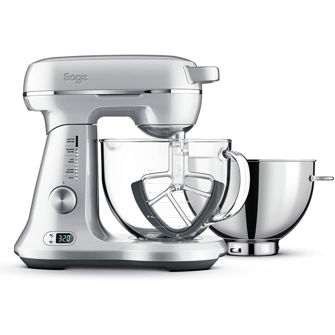 Sage the Bakery Boss Food Mixer with Extra Bowl | Stainless Steel Sage Mixer Euronics Ireland