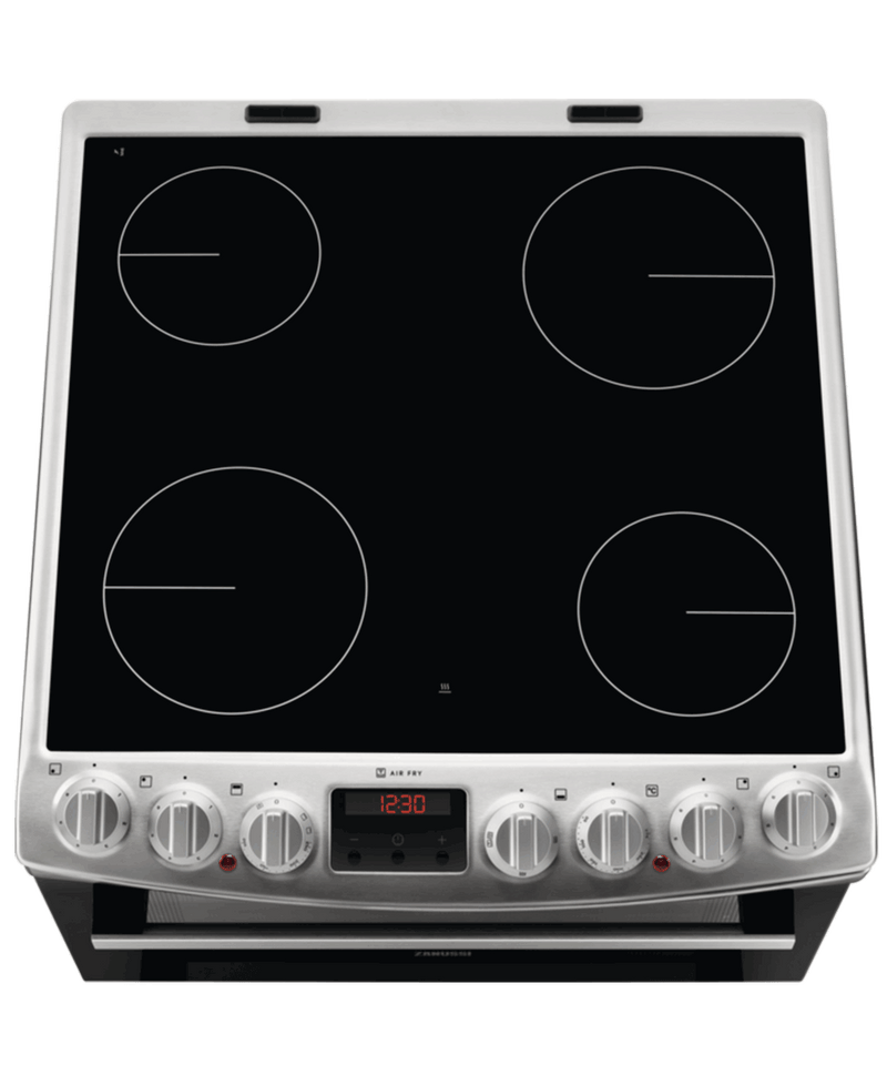 Zanussi 60cm Electric Cooker with AirFry | Stainless Steel