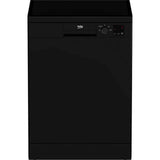 Beko 60cm Freestanding Black Dishwasher | DVN04320B