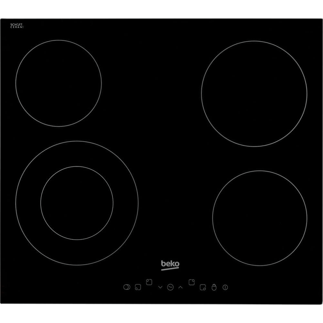 Beko 60cm Touch Control Ceramic Hob | HIC64402T Beko Hob Euronics Ireland