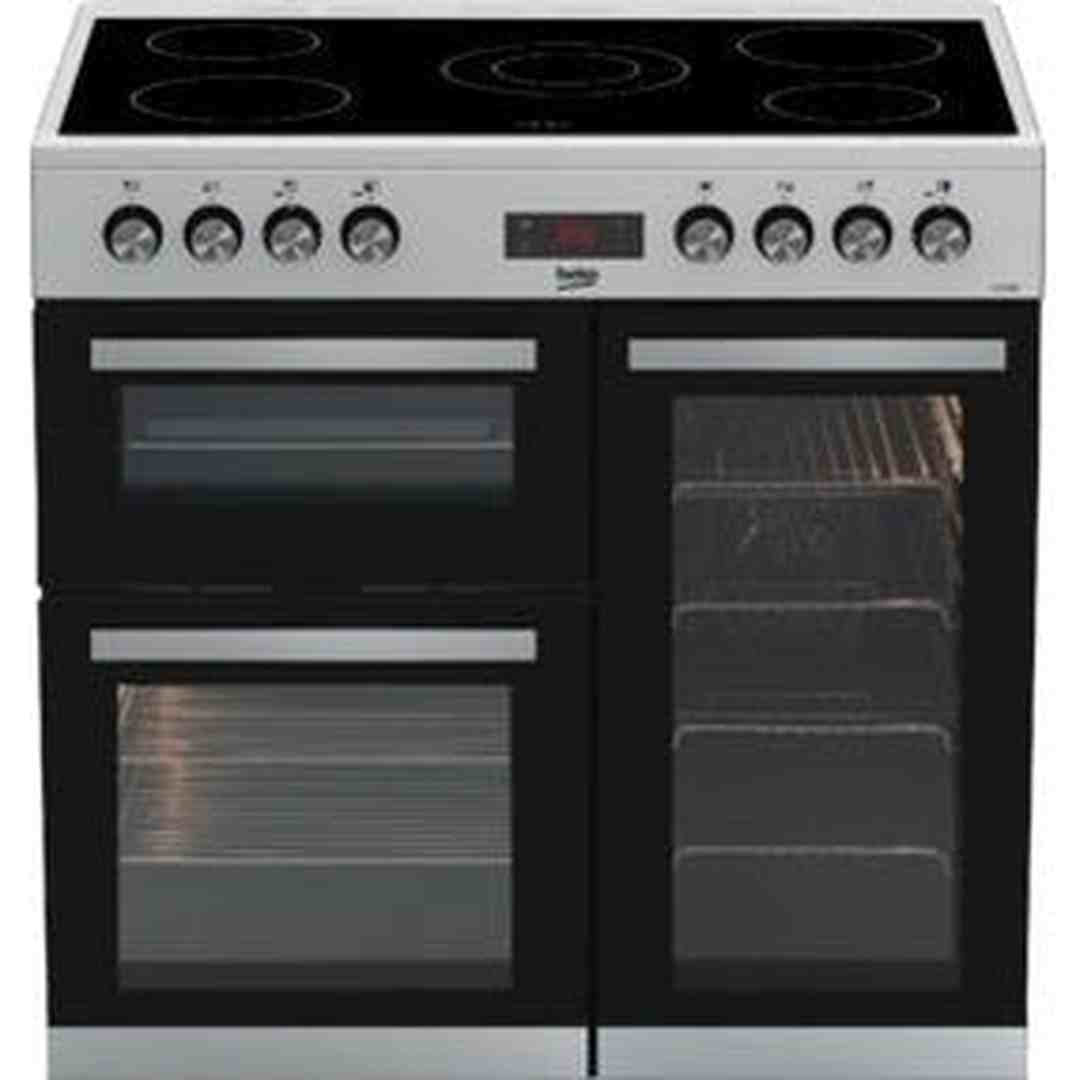 Beko 90cm Electric Range Cooker | KDVF90 Beko Range Cooker Euronics Ireland