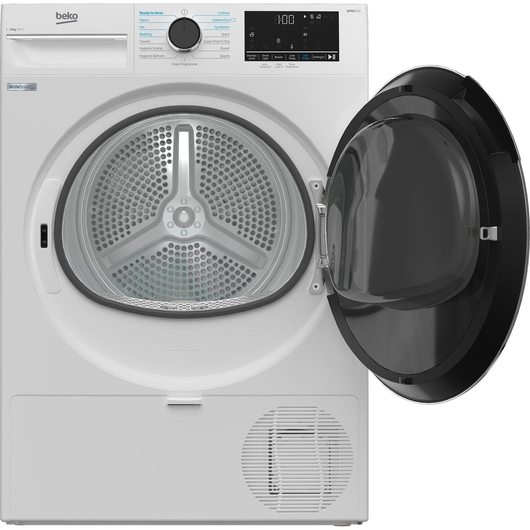 Beko 9kg Heat Pump Dryer with IronFinish™ | B5T4923IW Beko Tumble Dryer Euronics Ireland