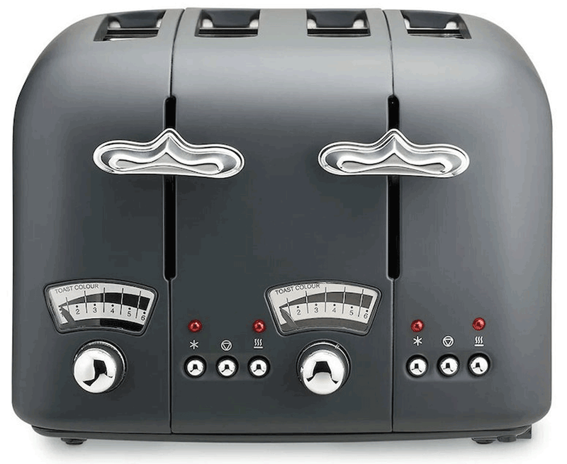 DeLonghi Argento Silva 4 Slice Toaster