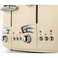DeLonghi Argento Toaster | Flora Cream DeLonghi Toaster Euronics Ireland