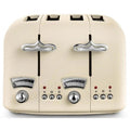 DeLonghi Argento Toaster | Flora Cream DeLonghi Toaster Euronics Ireland