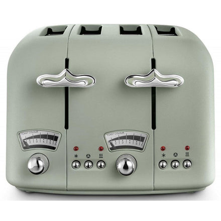 De'Longhi Argento Flora 4 Slice Toaster - Green