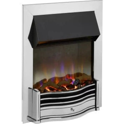 Dimplex Dumfries Optiflame 3D Inset Electric Fire | Chrome Dimplex Electric Fire Euronics Ireland