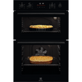 Electrolux Surround Cook Built In Double Oven Black | EDFDC46K Electrolux Oven Euronics Ireland