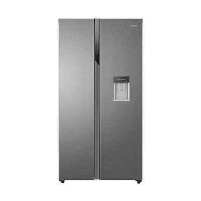Haier 521L American Fridge Freezer | HSR3918EWPG Haier American Fridge Freezer Euronics Ireland