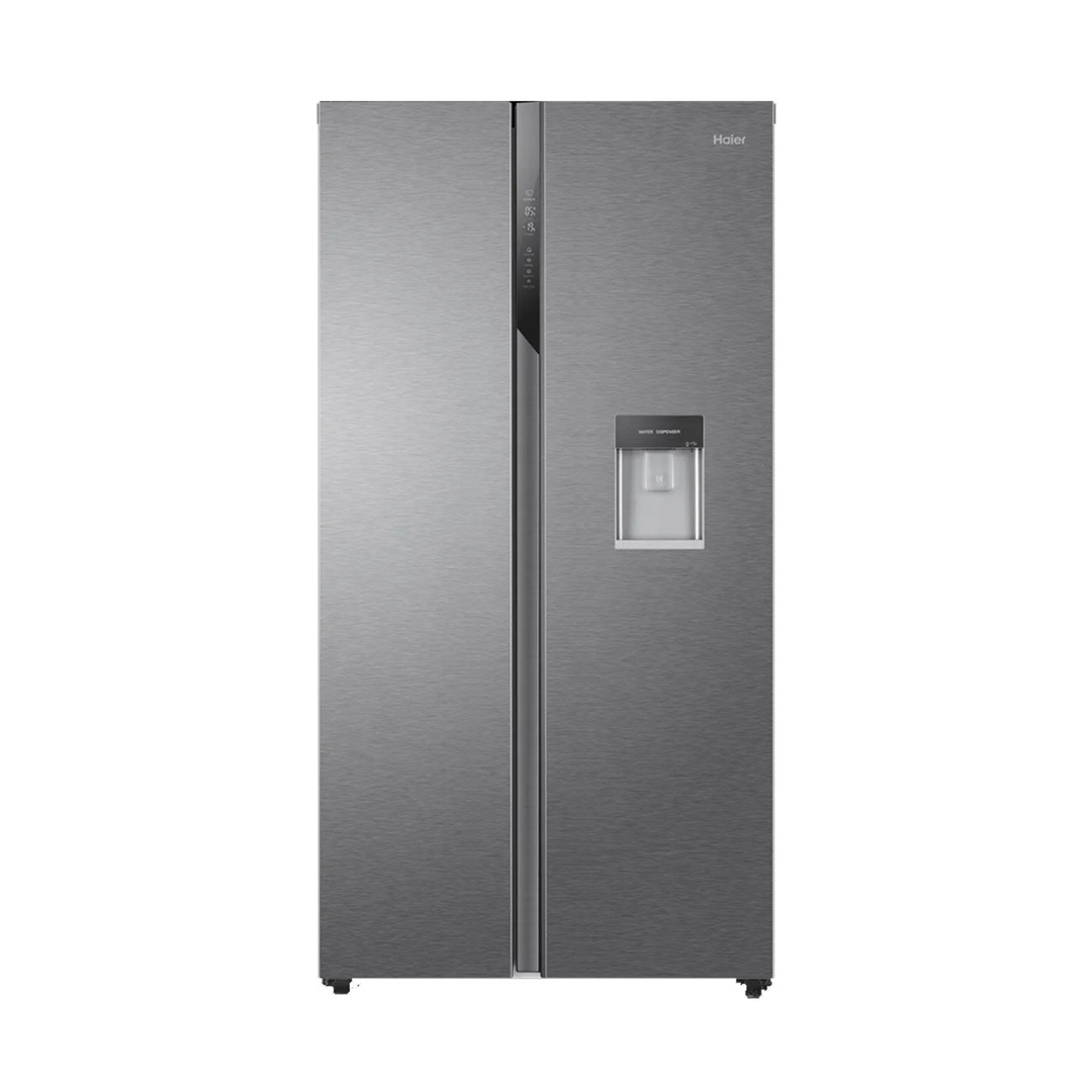 Haier 521L American Fridge Freezer | HSR3918EWPG Haier American Fridge Freezer Euronics Ireland