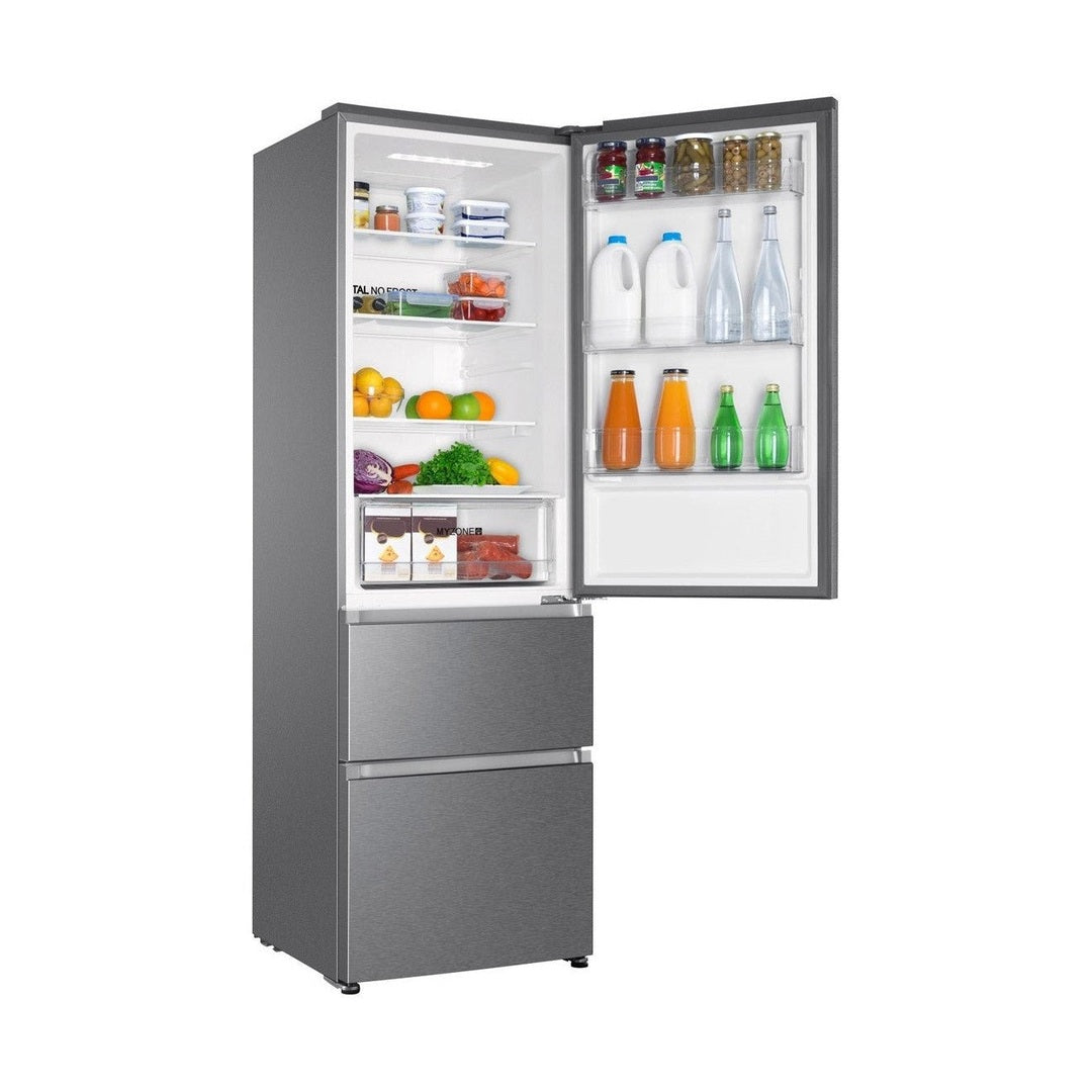 Haier Freestanding Fridge Freezer | HTR3619FNMP Haier Fridge Freezer Euronics Ireland