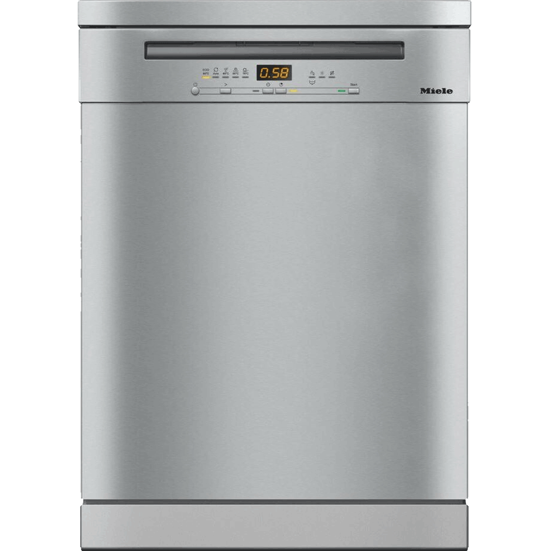 Miele G5210SC 14 place dishwasher in stainless steel, front view