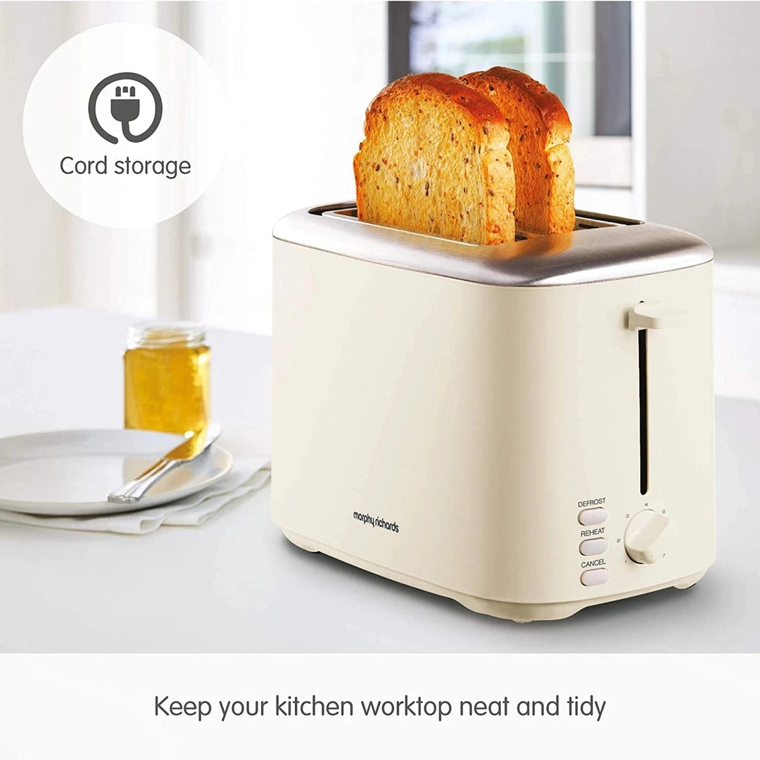 Morphy Richards Equip 2 Slice Cream Toaster | 222065 Morphy Richards Toaster Euronics Ireland