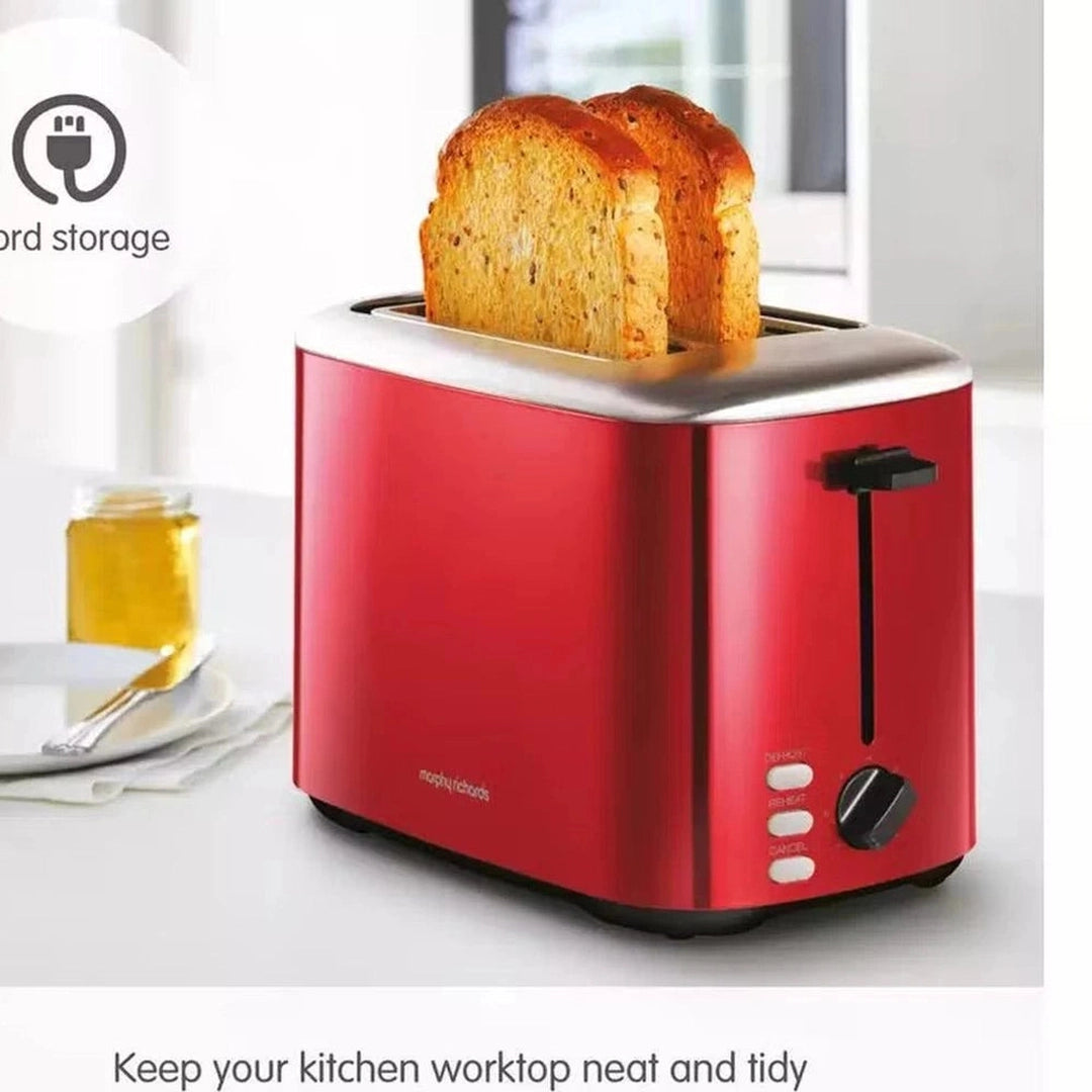 Morphy Richards Equip 2 Slice Red Toaster | 222066 Morphy Richards Toaster Euronics Ireland