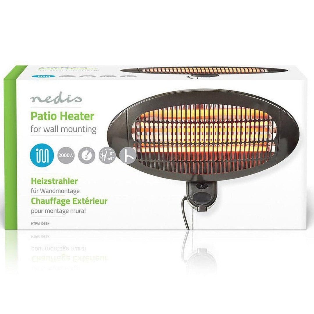 Nedis 2000W Wall Mounted Patio Heater Nedis Heater Euronics Ireland