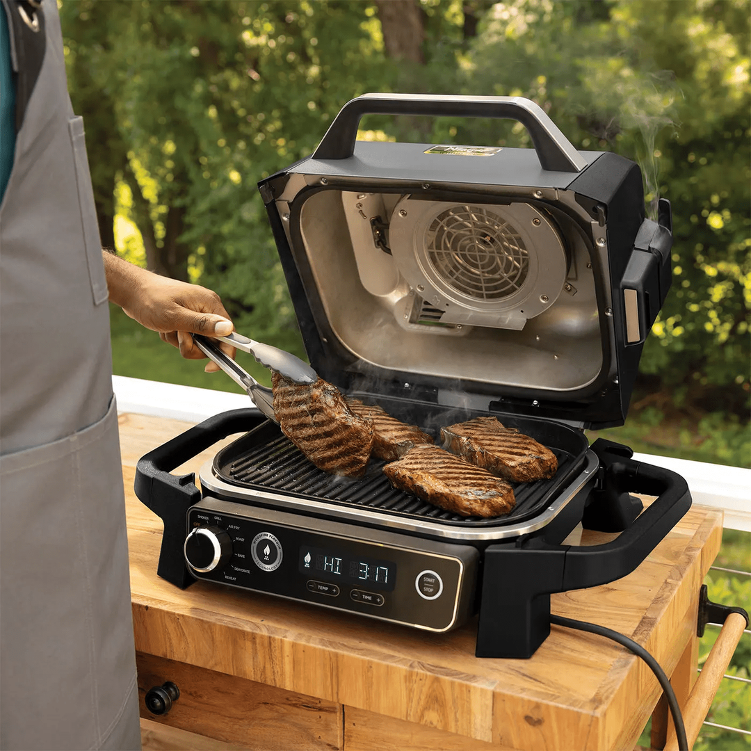Ninja Woodfire Electric Outdoor BBQ Grill & Smoker | OG701UK Ninja Grill Euronics Ireland
