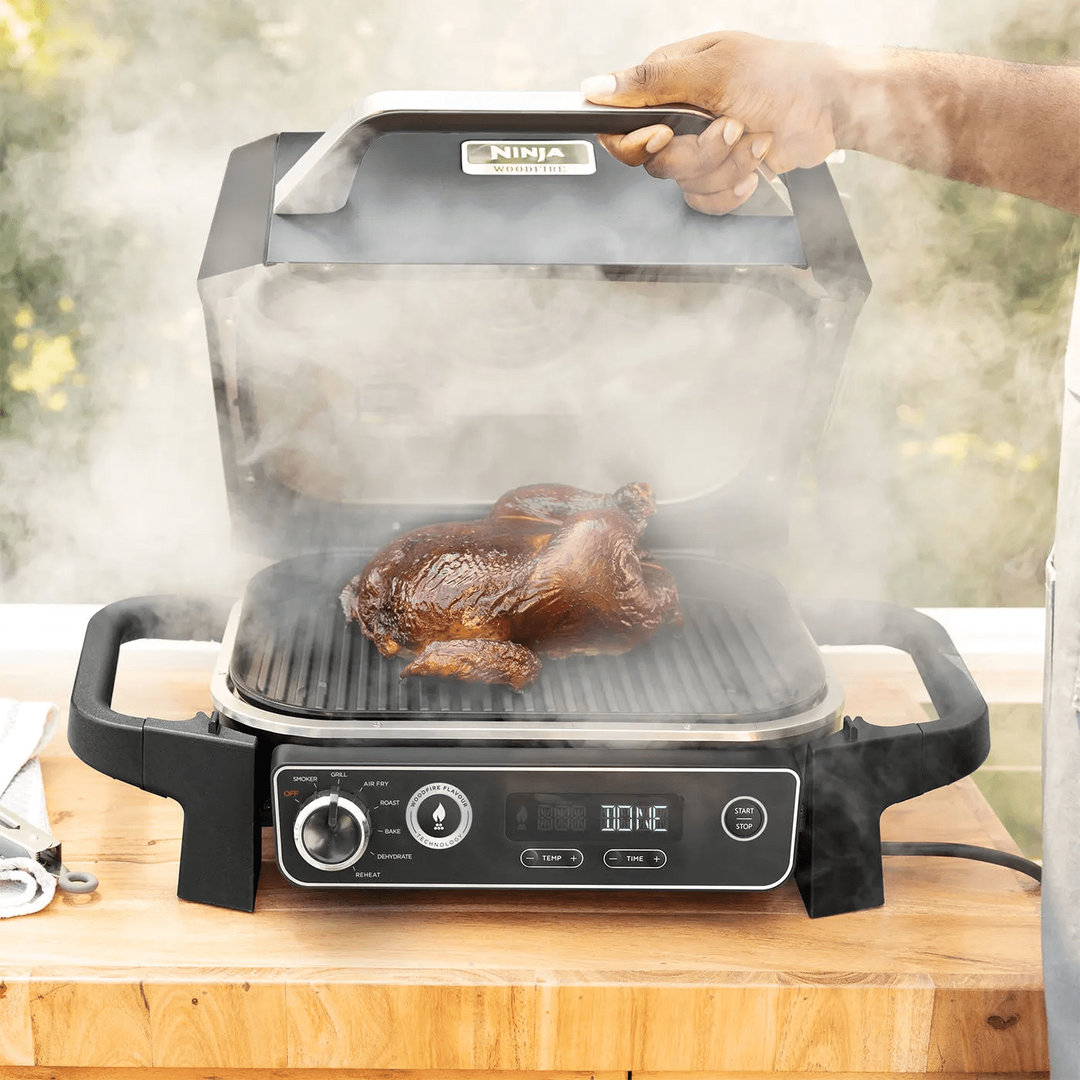 Ninja Woodfire Electric Outdoor BBQ Grill & Smoker | OG701UK Ninja Grill Euronics Ireland