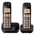 Panasonic KX-TGE112 Big Button Cordless Phone | Twin Pack Panasonic Telephone Euronics Ireland