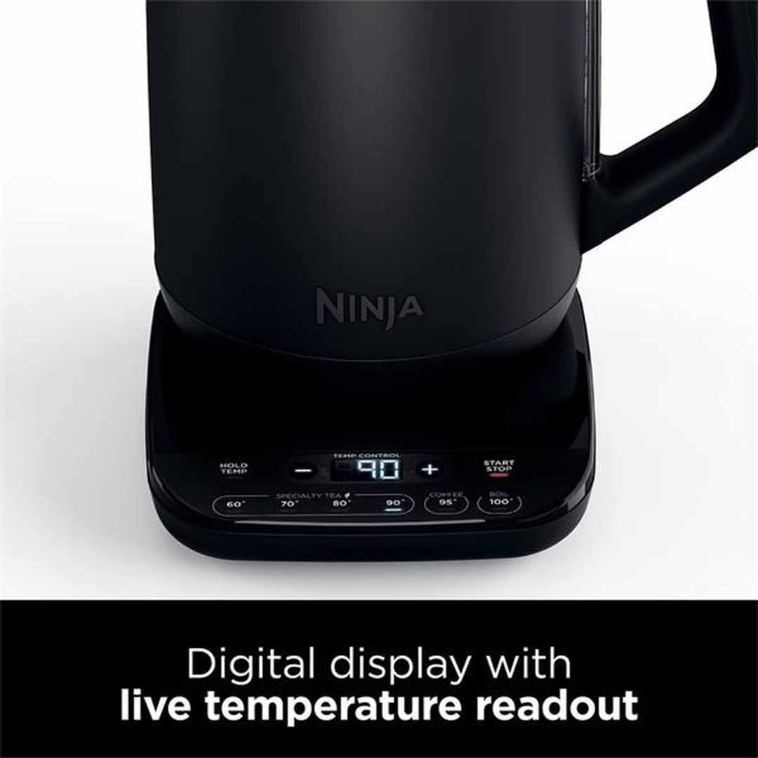 Perfect Temperature Rapid Boil Kettle 1.7 Litre | KT200UK Ninja Kettle Euronics Ireland