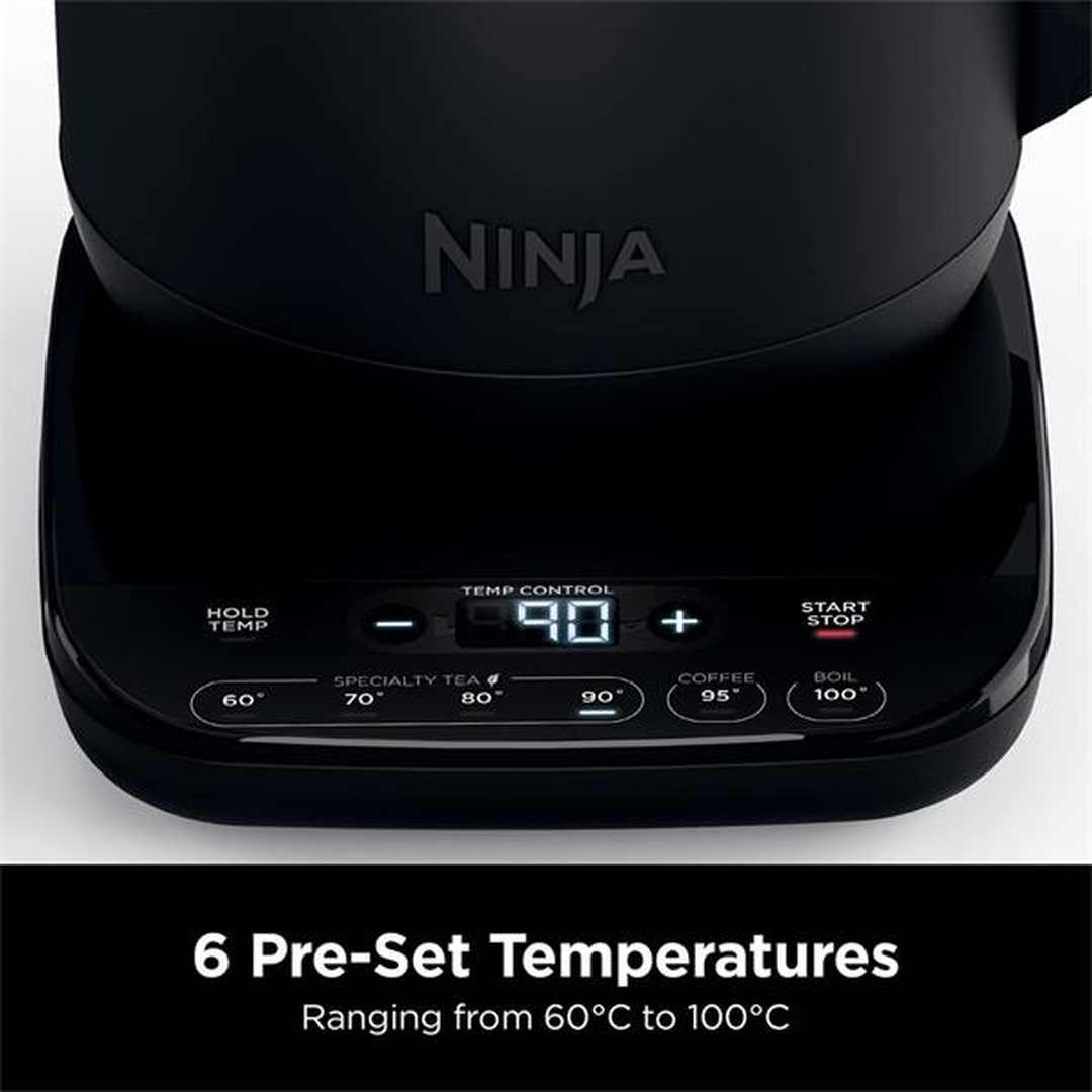 Perfect Temperature Rapid Boil Kettle 1.7 Litre | KT200UK Ninja Kettle Euronics Ireland