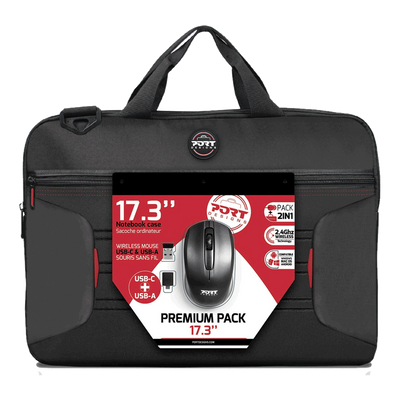 Port Designs Premium Bundle | 15.6" Laptop Carry Case & Wireless Mouse Port Laptop Bag Euronics Ireland