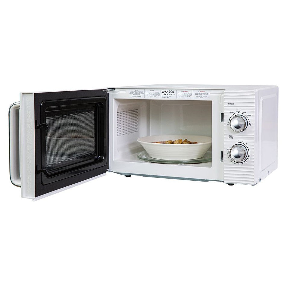 Russell Hobbs 700w Inspire White Microwave | RHM1731 Russell Hobbs Microwave Euronics Ireland