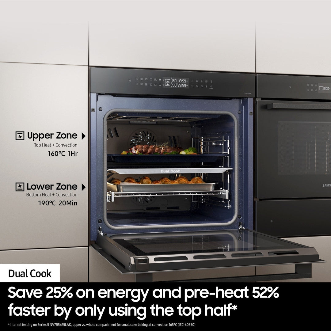 Samsung Dual Cook Single Oven in Black | NV7B4430ZAB/U4 Samsung Oven Euronics Ireland