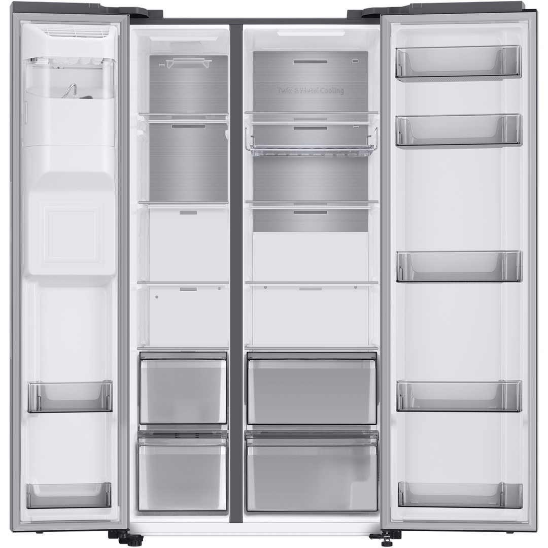 Samsung Series 8 American Style Fridge Freezer with SpaceMax | RS68A884CSL/EU Samsung American Fridge Freezer Euronics Ireland