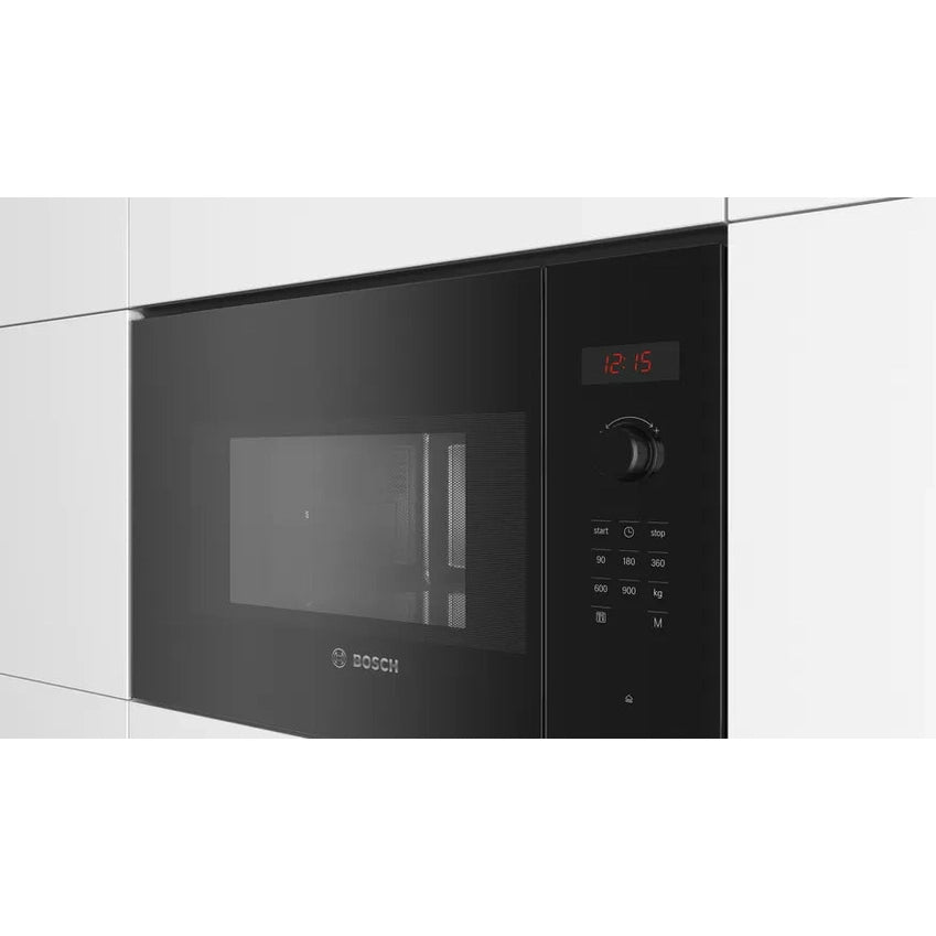 Serie | 4 BOSCH built-in microwave 59 x 38 cm Black | BFL553MB0B Bosch Microwave Euronics Ireland