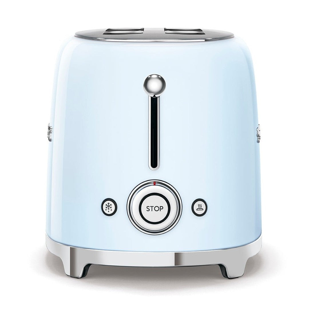 Smeg 50's Retro Style 2 Slice Toaster | Pastel Blue Smeg Toaster Euronics Ireland