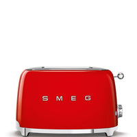 Smeg 50's Retro Style 2 Slice Toaster | Red Smeg Toaster Euronics Ireland