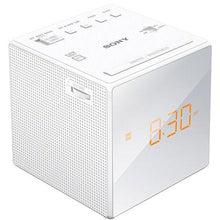 Sony Cube FM/AM Clock Radio with Dual Alarm | White