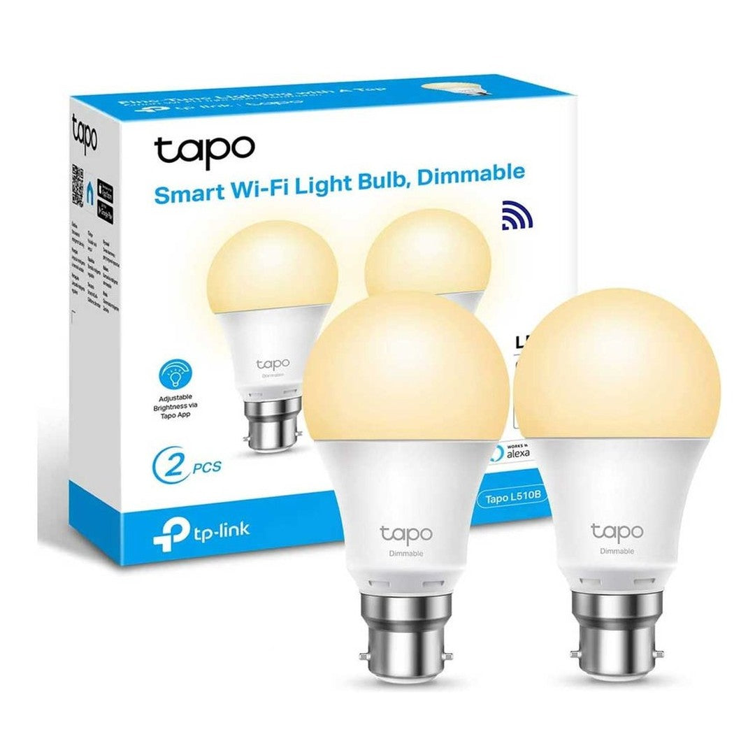 Tapo Smart Wi-Fi Dimmable Light Bulb | L510B | 2 Pack Tapo Smart Bulb Euronics Ireland